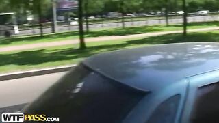 Сильный секс в лесу с Светкой и горячими любовниками