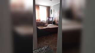 Неожиданный секс с соседкой во все отверстия в отсутствие жены