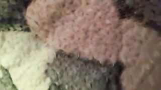 Жесткий секс в грязных трусиках