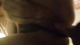Жесткий секс в грязных трусиках