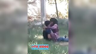Узбекский секс на улице: жесткий трах с неадекватной девушкой