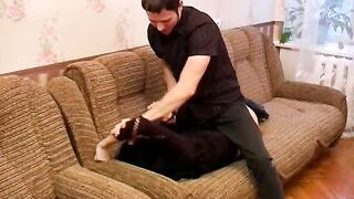 Русский секс с развратной девушкой: грязный и страстный трах