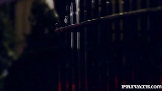 Зрелая шлюха с огромными сиськами трахается с сыночком на природе вместо скучного пикника